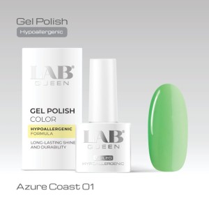 LAB QUEEN Gel lak Hypoallergenic AZURE COAST 01  6ml
