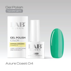 LAB QUEEN Gel lak Hypoallergenic AZURE COAST 04  6ml