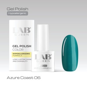 LAB QUEEN Gel lak Hypoallergenic AZURE COAST 06  6ml