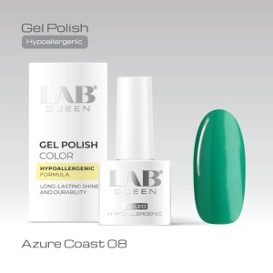 LAB QUEEN Gel lak Hypoallergenic AZURE COAST 08  6ml