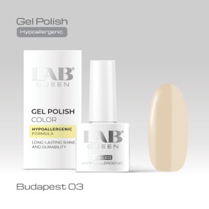 LAB QUEEN Gel lak Hypoallergenic BUDAPEST 03  6ml
