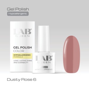 LAB QUEEN Gel lak Hypoallergenic DUSTY ROSE 06  6ml