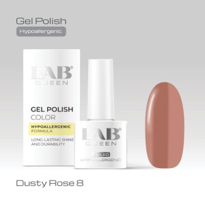 LAB QUEEN Gel lak Hypoallergenic DUSTY ROSE 08  6ml