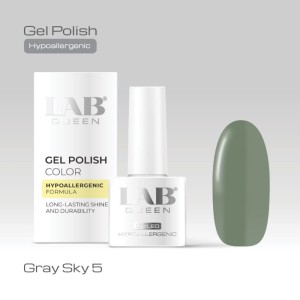 LAB QUEEN Gel lak Hypoallergenic GRAY SKY 05  6ml