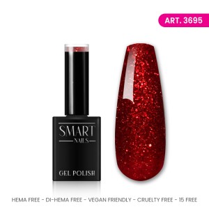 SMART polish gel RUBY RED 3695 15ml SMART polish gel RUBY RED 3695 15ml