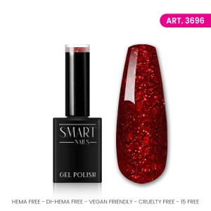 SMART polish gel RUBY RED 3696 15ml SMART polish gel RUBY RED 3696 15ml