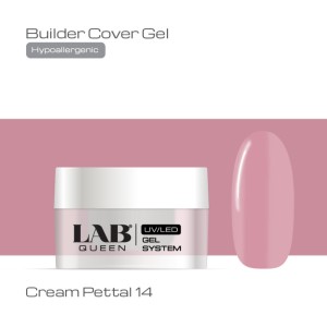 LAB QUEEN Cream Pettal 14 Hypoallergenic Builder cover gel 15g LAB QUEEN Cream Pettal 14 Hypoallergenic Builder cover gel 15g