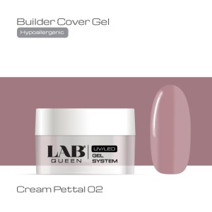 LAB QUEEN Cream Pettal 02 Hypoallergenic Builder cover gel 50g LAB QUEEN Cream Pettal 02 Hypoallergenic Builder cover gel 50g