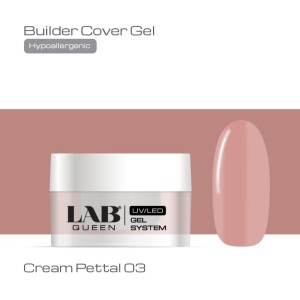 LAB QUEEN Cream Pettal 03 Hypoallergenic Builder cover gel 15g LAB QUEEN Cream Pettal 03 Hypoallergenic Builder cover gel 15g
