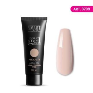 SMART POLY GEL NUDE 1 60gr SMART POLY GEL NUDE 1 60gr