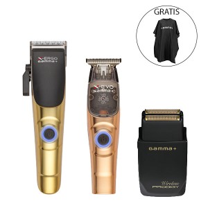 GAMMA PIU Set XErgo mašinica + XEvo trimer + Prodigy električni brijač