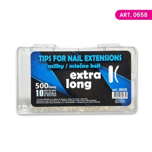Klaser EXTRA LONG milky 500kom  0658