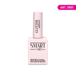 SMART Top Coat Glitter Silver 15ml SMART Top Coat Glitter Silver 15ml
