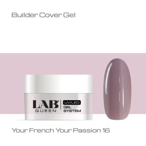 LAB QUEEN Your French Your Passion 16 Builder cover gel 15g