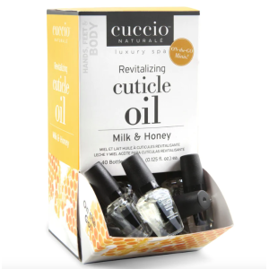 CUCCIO MINI Cuticle Revitalizing oil kutija med i mleko 40 x 3.7 ml CUCCIO MINI Cuticle Revitalizing oil kutija med i mleko 40 x 3.7 ml