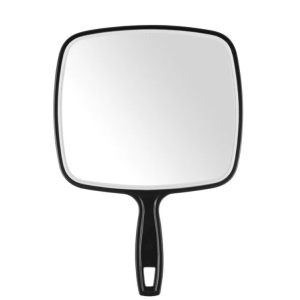 EUROSTIL Ogledalo pokazno sa drškom 22 x 32 cm – Crno