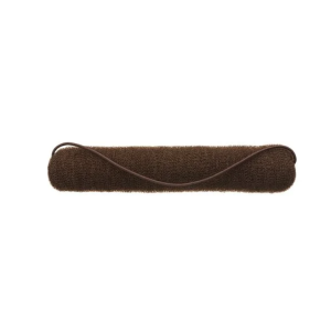 EUROSTIL Umetak za punđu Ravni sa gumom Nylon 21 cm – Smeđi