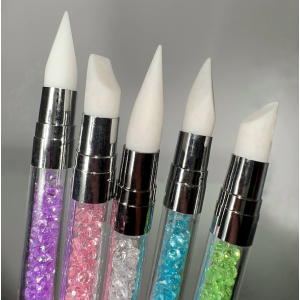 IZM Dvostrani silikonski set četkica za nokte