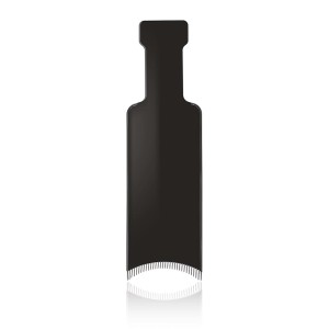 XANITALIA Lopatica za nanošenje boje sa češljem 32 cm – Crna