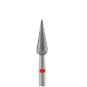 STALEKS Dijamantski nastavak za el.turpiju POINTED PEAR Crveni – 4 mm