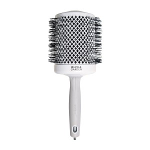 OLIVIA GARDEN Četka za feniranje Expert Blowout Shine White&Grey – 80 mm