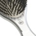 OLIVIA GARDEN Četka za raščešljavanje  Expert Care Oval Boar Bristles – Silver