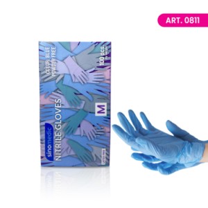 Rukavice nitril PLAVE veličina M 100kom Rukavice nitril PLAVE veličina M 100kom