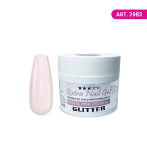 ENG PASTEL PINK GEL CROSS GLITTER 50 ml. ENG PASTEL PINK GEL CROSS GLITTER 50 ml.