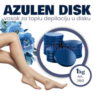 EUROWAX Topli vosak DISK Azulen 1kg EUROWAX Topli vosak DISK Azulen 1kg