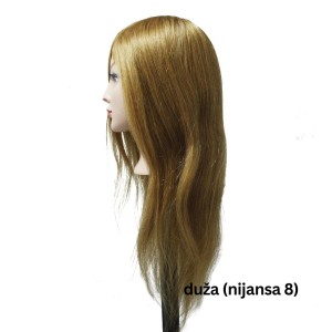 LUTKA ZA VEŽBANJE – PRIRODNA KOSA duza nijansa 8 LUTKA ZA VEŽBANJE – PRIRODNA KOSA duza nijansa 8