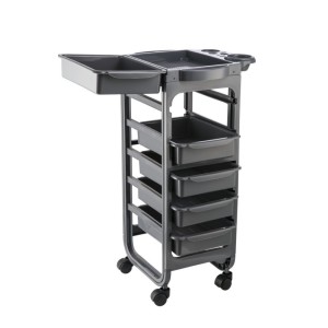 FRIZERSKA RADNA KOLICA MODEL 6 siva FRIZERSKA RADNA KOLICA MODEL 6 siva