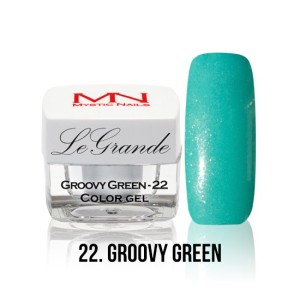 MYSTC NAILS LeGrande Color Gel - no.22. - Groovy Green - 4 g MYSTC NAILS LeGrande Color Gel - no.22. - Groovy Green - 4 g
