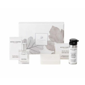 ACCA KAPPA  Gift Set – White Moss – edc 30ml, Shaving Foam 50ml, Vegetable Soap 100g – Set kolonjska voda, pena za brijanje i sapun
