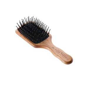 ACCA KAPPA Pneumatic Mini Paddle Brush – Kotibé Wood – POM Pins – Četka za zagladjivanje kose i masažu vlasišta