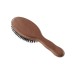 ACCA KAPPA Pneumatic Mini Oval Brush – Kotibé Wood – Boar Bristles & Nylon – Četka za održavanje čistoće kose, daje punoću i sjaj