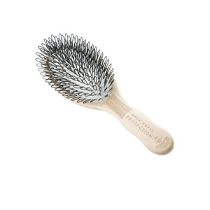 ACCA KAPPA Protection – Oval Brush – Beech Wood – Četka za masažu vlasišta i osetljivu kosu, pogodna za decu