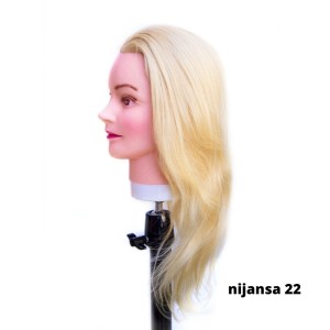 LUTKA ZA VEŽBANJE – PRIRODNA KOSA duza nijansa 22