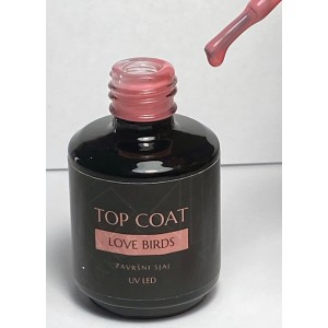 LUX KRAFT 1457 Top finish gel u boji bez lepljivog sloja – LOVE BIRDS 15 ml LUX KRAFT 1457 Top finish gel u boji bez lepljivog sloja – LOVE BIRDS 15 ml