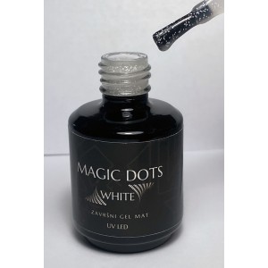 LUX KRAFT 1458 Magic dots top Gel 15 ml – WHITE