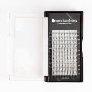 LINES LASHES Gotovi snopići 0.07 D MIX 7D/5D svilene trepavice