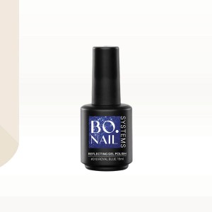 BO NAILS Gel lak za nokte  RF010 "Rozal Blue" Plavi - 15 ml