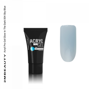 2M BEAUTY ACRYL PRO GEL - GLOW IN THE DARK 004 SKY BLUE 30g 2M BEAUTY ACRYL PRO GEL - GLOW IN THE DARK 004 SKY BLUE 30g