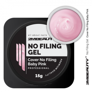 2M BEAUTY NO FILING - BABY PINK GEL 15g 2M BEAUTY NO FILING - BABY PINK GEL 15g
