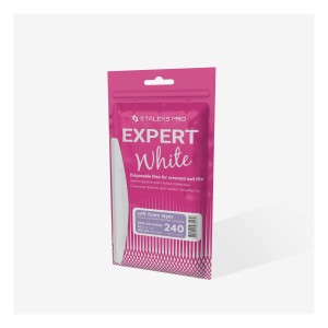 STALEKS EXPERT '40 Zamenski nastavci za manikir turpiju, polumesec SOFT (240) 30/1 WHITE STALEKS EXPERT '40 Zamenski nastavci za manikir turpiju, polumesec SOFT (240) 30/1 WHITE
