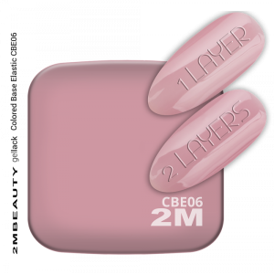 2M BEAUTY GEL LACK - COLORED BASE ELASTIC CBE06 13ml 2M BEAUTY GEL LACK - COLORED BASE ELASTIC CBE06 13ml