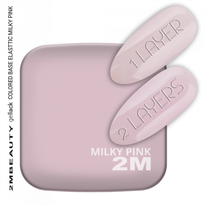 2M BEAUTY COLORED BASE ELASTIC CBE04 MILKY PINK 2M BEAUTY COLORED BASE ELASTIC CBE04 MILKY PINK