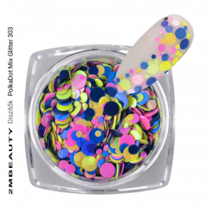 2M BEAUTY POLKADOT - MIX GLITTER 303 2M BEAUTY POLKADOT - MIX GLITTER 303