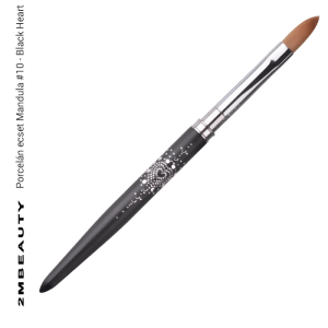 2M BEAUTY ČETKICA ZA AKRIL - BADEM #10 black heart 2M BEAUTY ČETKICA ZA AKRIL - BADEM #10 black heart