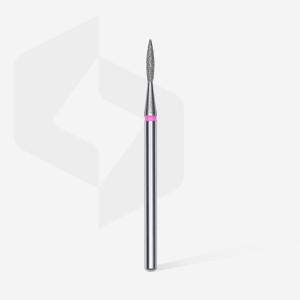 STALEKS EXPERT Dijamantski nastavak za el. turpiju plamen, crveni 1,6mm/8mm STALEKS EXPERT Dijamantski nastavak za el. turpiju plamen, crveni 1,6mm/8mm