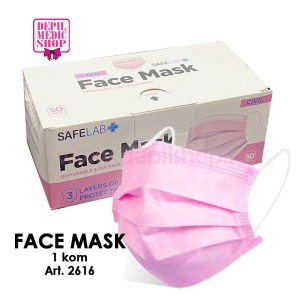 Maska hiruška ROZE 1 kom Maska hiruška ROZE 1 kom